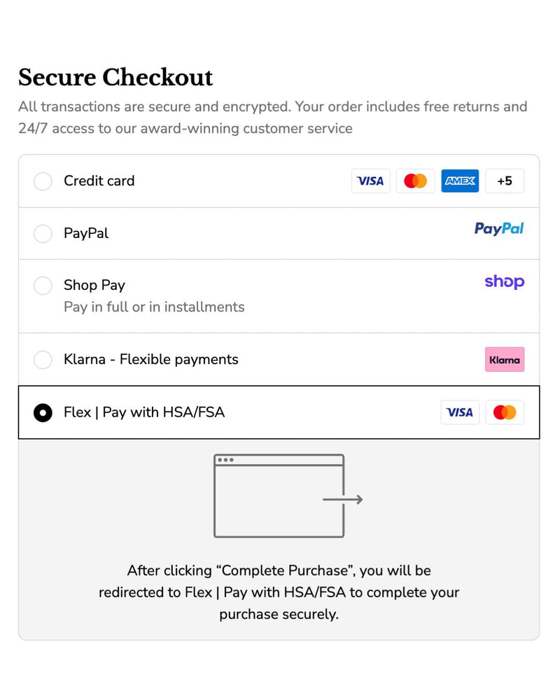Select Flex | Pay at checkout